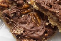 Decadent Caramel Chocolate Pecan Bars