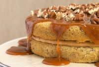 Pecan Caramel Mousse Cake