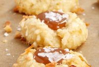 Island-Inspired Salted Caramel Thumbprints