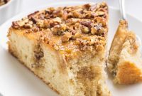 Caramel Pecan Swirl Coffee Cake
