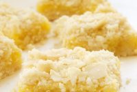 Bright Almond Lemon Squares