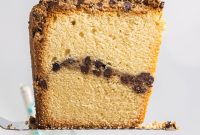 Streusel Crowned Chocolate Chip Pound