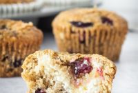 Luscious Cherry Cheesecake Muffins