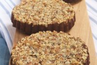 Pecan Praline Brownie Tarts