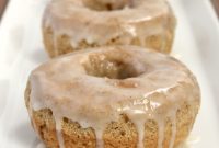 Vanilla Bean-Glazed Spiced Cake Doughnuts