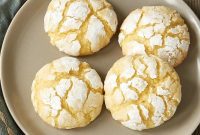 Zesty Key Lime Crinkle Cookies