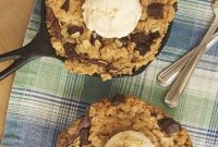 Nutella Swirl Oatmeal Skillet Cookie
