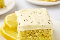 Zesty Lemon Poppy Seed Cake