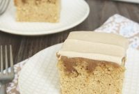 Spice-Drenched Butterscotch Poke Cake