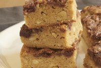 Chewy Hazelnut Chocolate Ripple Bars