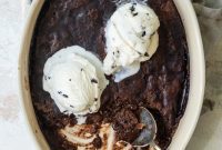 Molten Fudgy Brownie Pudding