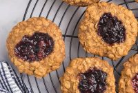 Chewy Oatmeal Thumbprint Delights