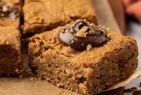 Golden Hazelnut Blondies