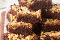 Marbled Peanut Butter Fudge Brownies