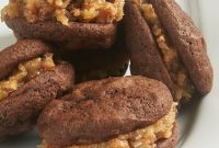 Decadent Chocolate Coconut Pecan Cookie Sandwiches