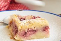 Strawberry Swirl Cheesecake Cobbler