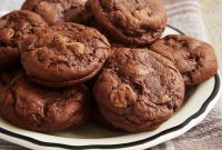 Velvet Irish Cream Brownie Cookies