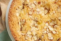 Sun-Kissed Lemon Almond Butter Cake