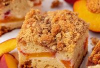 Luscious Peach Crumb Cake
