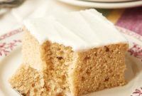 Autumn Spice Cake with Caramelized Buttercream