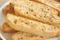Whiskey-Kissed Pecan Biscotti