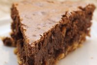 Toasted Hazelnut Brownie Tart
