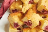 Decadent Raspberry White Chocolate Brownies
