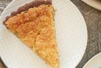 Luscious Coconut Chess Pie with a Dark Chocolate Foundation