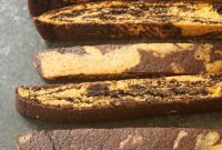 Cocoa Vanilla Swirl Biscotti
