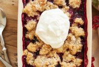 Mixed Berry Cream Cheese Crisp