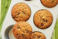 Garden Fresh Chocolate Chip Zucchini Muffins