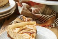 Spiced Autumn Apple Cheesecake
