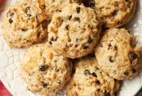 Hearty Currant Oat Scones
