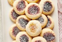 Jam Kissed Cream Cheese Cookies