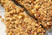 Tender Pear Cake with Crunchy Pecan Streusel