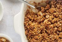 Nutty Brown Butter Pear Crisp