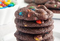Rainbow Gem Chocolate Cookies