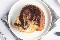 Swirled Marble Bundt Cake