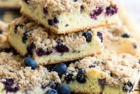 Blueberry Streusel Cake