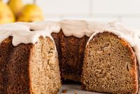 Autumn Pear Spice Cake