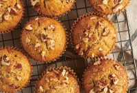 Golden Date Nut Muffins