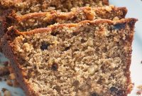 Moist Hazelnut Date Loaf