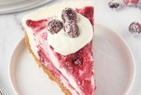 Effortless Cranberry Cheesecake Delight