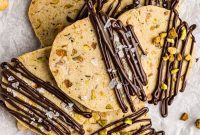 Pistachio Icebox Cookies