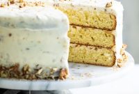Golden Pecan Dream Cake