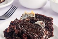 Fault Line Fudge Cake