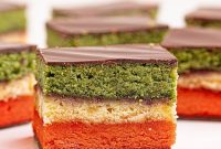Tri-Color Almond Delights