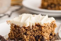 Chewy Oatmeal Chocolate Chip Cake