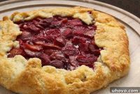 Rustic Plum Almond Crostata