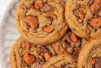 Loaded Butterfinger Cookies